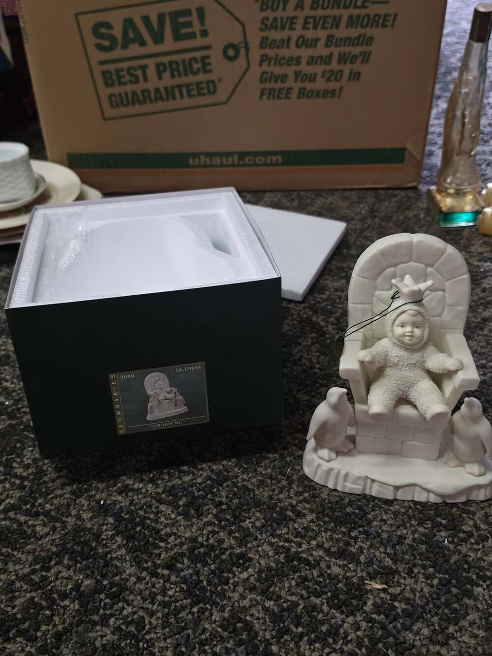 Department 56 Snowbabies Crown Me Figurine